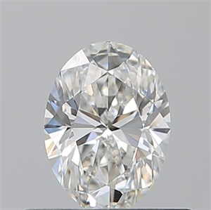 Picture of Natural Diamond 0.50 Carats, Oval with  Cut, H Color, VVS1 Clarity and Certified by GIA