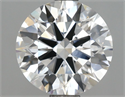 Lab Grown Diamond 2.07 Carats, Round with Ideal Cut, D Color, VS1 Clarity and Certified by IGI