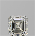 Natural Diamond 0.92 Carats, Asscher with  Cut, J Color, VVS2 Clarity and Certified by GIA