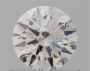 Foto Diamante Natural 0.51 quilates, Redondo , Color F, claridad SI2 y certificado GIA de