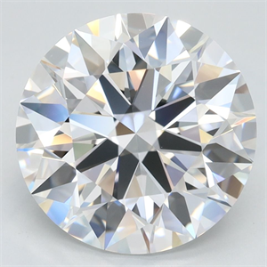 Picture of Lab Grown Diamond 4.17 Carats, Round with Excellent Cut, D Color, VVS1 Clarity and Certified by GIA