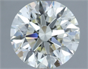 Natural Diamond 3.01 Carats, Round with Excellent Cut, K Color, VS1 Clarity and Certified by IGI