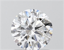 Lab Grown Diamond 1.21 Carats, Round with Excellent Cut, D Color, VVS2 Clarity and Certified by IGI