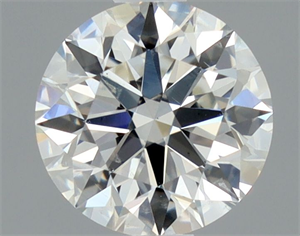 Picture of Natural Diamond 0.70 Carats, Round with Excellent Cut, H Color, SI2 Clarity and Certified by GIA