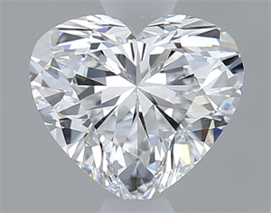 Picture of Natural Diamond 0.41 Carats, Heart with  Cut, D Color, VS1 Clarity and Certified by GIA