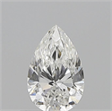 Diamante Natural 0.50 quilates, De pera , Color G, claridad VS1 y certificado GIA