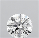 Lab Grown Diamond 1.27 Carats, Round with Ideal Cut, D Color, VVS2 Clarity and Certified by IGI