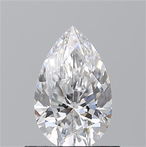 Picture of Natural Diamond 0.70 Carats, Pear with  Cut, D Color, VS2 Clarity and Certified by GIA