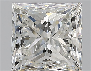 Picture of Natural Diamond 1.60 Carats, Princess with  Cut, H Color, VVS2 Clarity and Certified by GIA