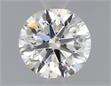 Natural Diamond 0.45 Carats, Round with Excellent Cut, F Color, SI1 Clarity and Certified by GIA
