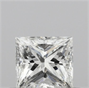 Natural Diamond 0.50 Carats, Princess with  Cut, G Color, VS1 Clarity and Certified by IGI