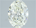 Natural Diamond 1.90 Carats, Oval with  Cut, J Color, VVS2 Clarity and Certified by IGI