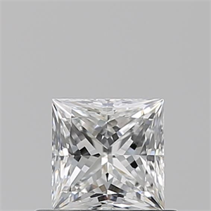 Foto Diamante Natural 0.60 quilates, Princesa , Color F, claridad VS2 y certificado GIA de