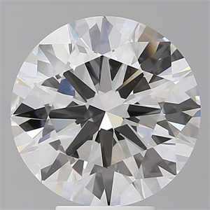 Picture of Lab Grown Diamond 5.54 Carats, Round with Excellent Cut, F Color, VVS2 Clarity and Certified by IGI
