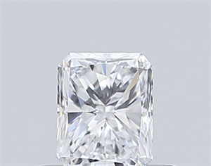 Picture of Natural Diamond 0.50 Carats, Radiant with  Cut, D Color, VVS1 Clarity and Certified by GIA