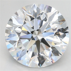 Picture of Lab Grown Diamond 5.02 Carats, Round with Excellent Cut, E Color, VVS2 Clarity and Certified by IGI