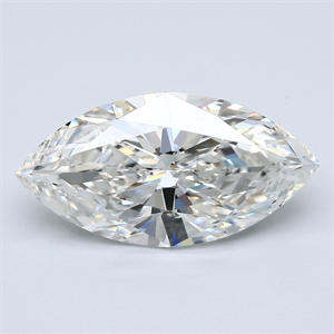 Picture of Natural Diamond 4.67 Carats, Marquise with  Cut, I Color, VVS1 Clarity and Certified by GIA