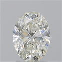 Natural Diamond 1.50 Carats, Oval with  Cut, J Color, SI1 Clarity and Certified by GIA