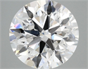 Del inventario de diamantes de laboratorio, 5.03 quilates, Redondo , Color D, claridad VS2 y certificado IGI