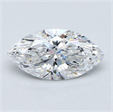 Natural Diamond 1.01 Carats, Marquise with  Cut, D Color, VVS1 Clarity and Certified by GIA