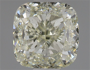 Picture of Natural Diamond 0.72 Carats, Cushion with  Cut, N Color, SI2 Clarity and Certified by GIA