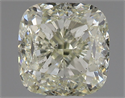 Natural Diamond 0.72 Carats, Cushion with  Cut, N Color, SI2 Clarity and Certified by GIA