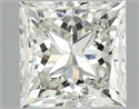 Natural Diamond 1.70 Carats, Princess with  Cut, L Color, VS1 Clarity and Certified by GIA