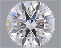 Lab Grown Diamond 1.03 Carats, Round with Ideal Cut, D Color, VVS2 Clarity and Certified by IGI