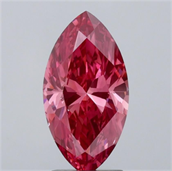 Picture of Lab Grown Diamond 2.25 Carats, Marquise with  Cut, Fancy Vivid Pink Color, VS1 Clarity and Certified by IGI