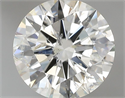 Natural Diamond 1.02 Carats, Round with Excellent Cut, J Color, I1 Clarity and Certified by GIA