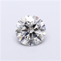 Lab Grown Diamond 1.10 Carats, Round with Ideal Cut, H Color, VVS2 Clarity and Certified by IGI