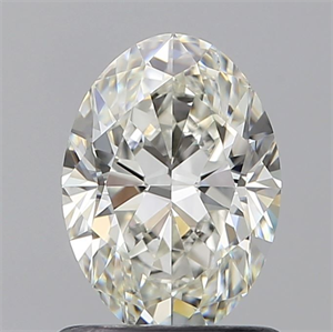 Picture of Natural Diamond 0.90 Carats, Oval with  Cut, I Color, VS1 Clarity and Certified by GIA