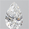 Natural Diamond 2.01 Carats, Pear with  Cut, D Color, SI1 Clarity and Certified by GIA