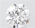Lab Grown Diamond 1.51 Carats, Round with Ideal Cut, D Color, VVS2 Clarity and Certified by IGI