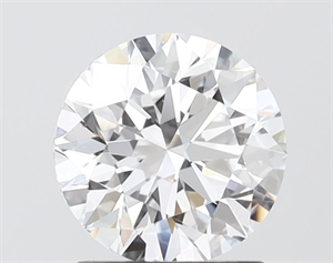 Picture of Lab Grown Diamond 1.51 Carats, Round with Ideal Cut, D Color, VVS2 Clarity and Certified by IGI