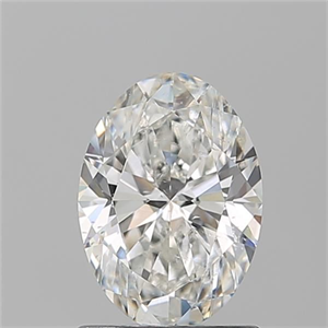 Picture of Natural Diamond 1.20 Carats, Oval with  Cut, G Color, SI2 Clarity and Certified by GIA
