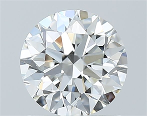 Picture of Natural Diamond 0.90 Carats, Round with Excellent Cut, H Color, VVS1 Clarity and Certified by GIA