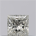 Natural Diamond 0.27 Carats, Princess with  Cut, G Color, VVS1 Clarity and Certified by GIA