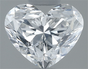Picture of Natural Diamond 0.70 Carats, Heart with  Cut, F Color, SI2 Clarity and Certified by GIA
