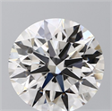 Lab Grown Diamond 6.76 Carats, Round with Ideal Cut, F Color, VS2 Clarity and Certified by IGI