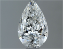 Diamante Natural 0.50 quilates, De pera , Color G, claridad SI2 y certificado GIA