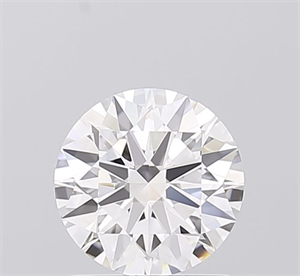 Picture of Lab Grown Diamond 1.27 Carats, Round with Ideal Cut, D Color, VVS1 Clarity and Certified by IGI