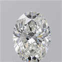 Diamante Natural 0.91 quilates, Ovalado , Color G, claridad VS2 y certificado GIA