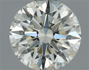 Picture of Natural Diamond 0.71 Carats, Round with Excellent Cut, L Color, VS2 Clarity and Certified by GIA