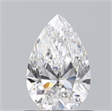 Diamante Natural 0.70 quilates, De pera , Color D, claridad VS2 y certificado GIA