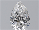 Natural Diamond 1.01 Carats, Pear with  Cut, E Color, SI1 Clarity and Certified by GIA
