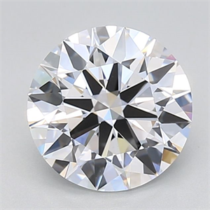 Picture of Lab Grown Diamond 2.07 Carats, Round with Ideal Cut, D Color, VVS1 Clarity and Certified by IGI