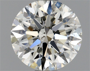 Picture of Natural Diamond 0.81 Carats, Round with Excellent Cut, I Color, SI2 Clarity and Certified by GIA
