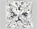 Natural Diamond 1.01 Carats, Princess with  Cut, E Color, VS1 Clarity and Certified by GIA