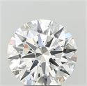 Del inventario de diamantes de laboratorio, 4.10 quilates, Redondo , Color F, claridad VVS2 y certificado IGI
